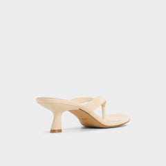 Aldo Jump in Cream - Heeled flip flop, Kitten heel Women