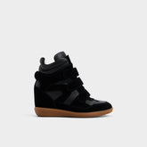 Aldo Bellissamo in Black - Wedge sneaker, Wedge heel Women