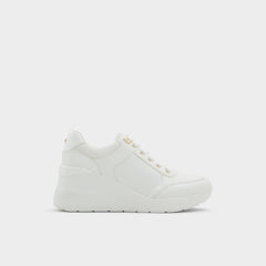 Aldo Iconistep White Overflow Women's Low top sneakers - Wedge sneaker, Wedge heel Women