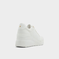 Aldo Iconistep White Overflow Women's Low top sneakers - Wedge sneaker, Wedge heel Women