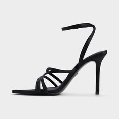 Aldo Solania Black Women's Strappy sandals - Strappy heeled sandal, Stiletto heel Women