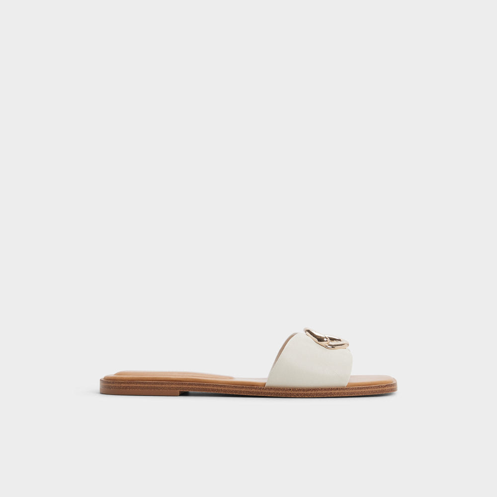 Aldo Biggin in White Bone - Slide sandal Women