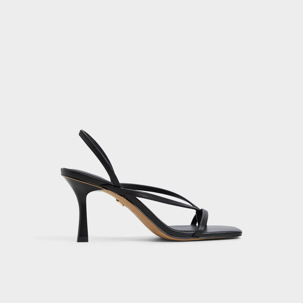 Aldo Riva Other Black Women's Strappy sandals - Sling back heeled sandal, Stiletto heel Women