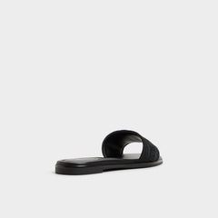 Aldo Oceania Black Women's Flats - Slide sandal Women