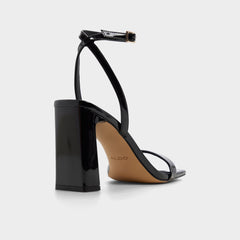 Aldo Azzira in Black - Strappy heeled sandal, Block heel Women