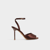 Aldo Kaiasien in Dark Brown 14151897 - Strappy heeled sandal, Stiletto heel Women