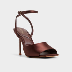 Aldo Kaiasien in Dark Brown 14151897 - Strappy heeled sandal, Stiletto heel Women