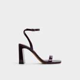 Aldo Azzira in Bordo - Strappy heeled sandal, Block heel Women