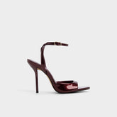 Aldo Forevermore in Medium Red - Strappy heeled sandal, Stiletto heel Women