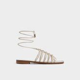 Aldo Unoma in White Bone - Strappy flat sandal Women