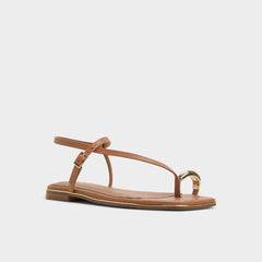 Aldo Jomalina Medium Brown Women's Flats - Strappy flat sandal Women