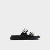Aldo Alessie Black Women's Footbed sandals - Footbed sandal, Footbed sandal Women