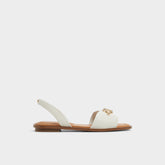 Aldo Goassi White/Bone Women's Flats - Flat sandal Women