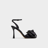 Aldo Tinsel in Black - Strappy heeled sandal, Stiletto heel Women