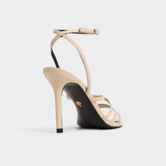 Aldo Solania Light Beige Women's Strappy sandals - Heeled sandal, Stiletto heel Women