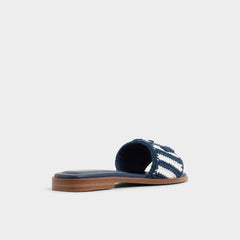 Aldo Sabbia Blue Combo Women's Flats - Slide sandal Women