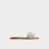 Aldo Oceania Other Green Women's Flats - Slide sandal Women