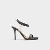 Aldo Rosy Dark Grey Women's Strappy sandals - Strappy heeled sandal Women