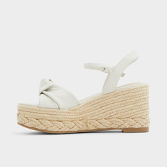 Aldo Annamarie White Women's Wedges - Wedge sandal, Wedge heel Women