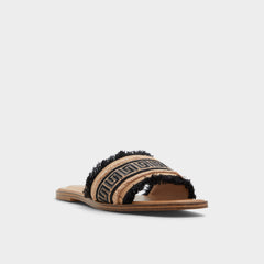 Aldo Nalani Open Black Women's Flats - Slide sandal Women