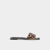 Aldo Darlina Brown Multi Women's Flats - Slide sandal Women