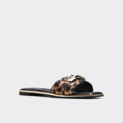 Aldo Darlina Brown Multi Women's Flats - Slide sandal Women