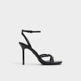 Aldo Conney Black Women's Heeled sandals - Strappy heeled sandal, Stiletto heel Women