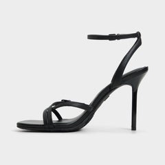 Aldo Conney Black Women's Heeled sandals - Strappy heeled sandal, Stiletto heel Women
