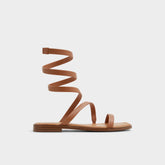 Aldo Spinella in Medium Brown - Strappy flat sandal Women