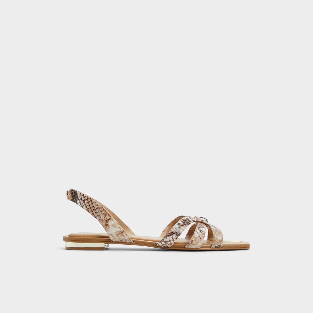 Aldo Marassita Brown Multi Women's Slingbacks - Flat sandal Women