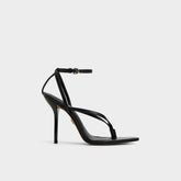 Aldo Abyfindley Black Women's Strappy sandals - Heeled flip flop, Stiletto heel Women