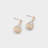 Aldo Cutesie Gold/Clear Multi Women's Earrings - Earrings Women|Accessories
