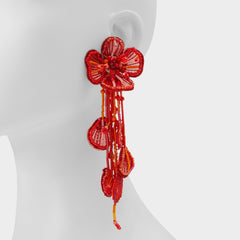 Aldo Rosellia Red Women's Earrings - Chandelier earrings Women|Accessories
