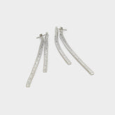 Aldo Svetna Silver/Clear Multi Women's Earrings - Drop earrings Women|Accessories