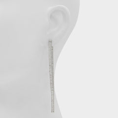 Aldo Svetna Silver/Clear Multi Women's Earrings - Drop earrings Women|Accessories