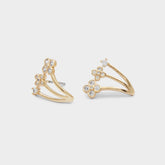 Aldo Asieweth Gold/Clear Multi Women's Earrings - Earrings Women|Accessories