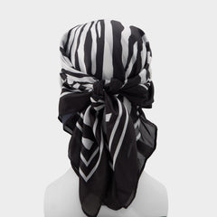 Aldo Zebria Black/White Women's Scarves - Scarf Women|Accessories