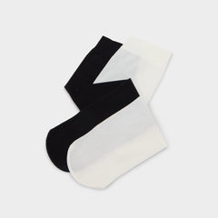 Aldo Sleekstep in Black White - Knee high socks Women|Accessories