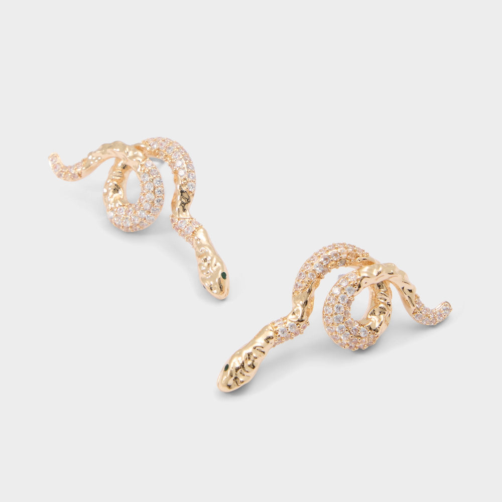 Aldo Serpenta in Gold Clear Multi - Chandelier earrings Women|Accessories