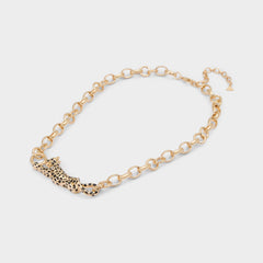 Aldo Panthere in Black Gold Multi - Pendant necklace Women|Accessories