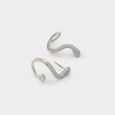Aldo Popeye Silver/Clear Multi Women's Earrings - Earrings Women|Accessories