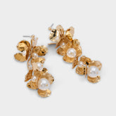 Aldo Serrenna Gold Women's Earrings - Chandelier earrings Women|Accessories