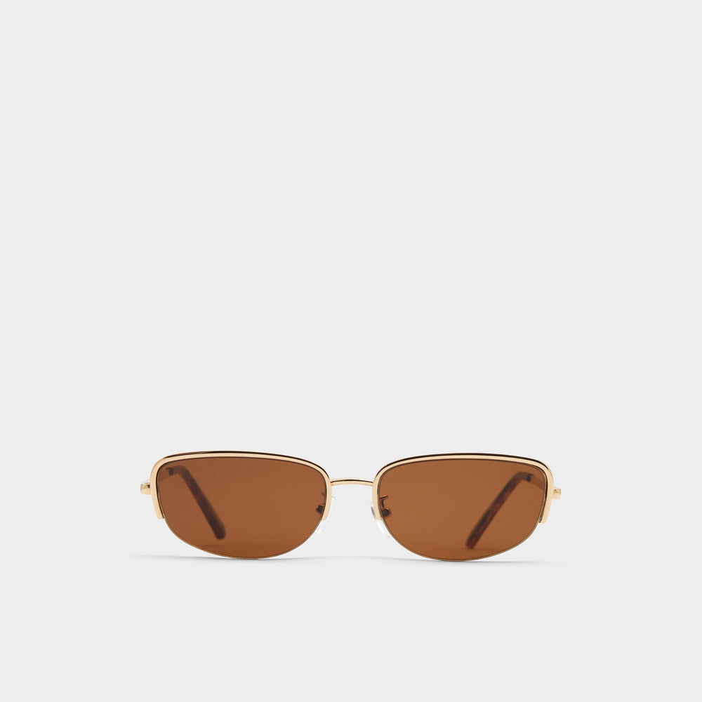 Aldo Lexara Gold Women's Square - Rectangle sunglasses Women|Accessories