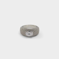 Aldo Caredar Silver/Clear Multi Women's Cubic Zirconia - Ring Women|Accessories