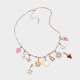 Aldo Charmcrazy Bright Multi Women's Necklaces - Charm necklace Women|Accessories