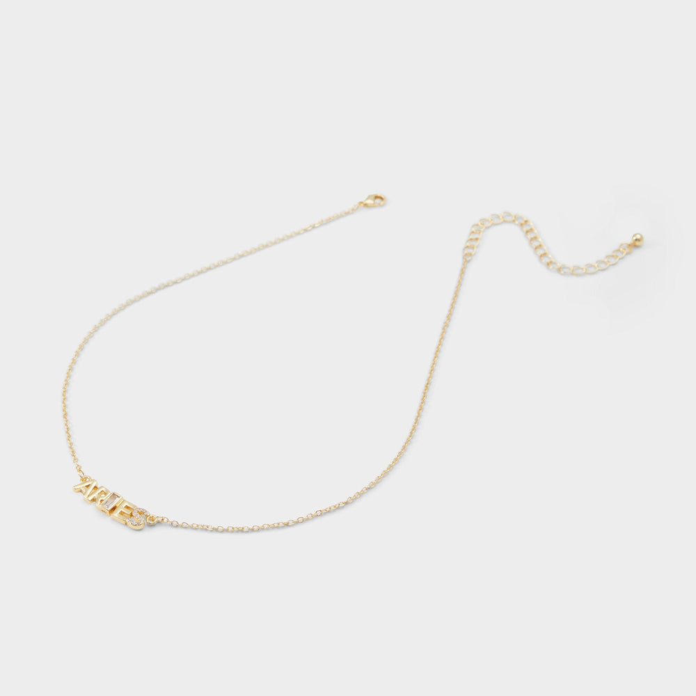 Aldo Starsigns Dark Yellow Women's Cubic Zirconia - Necklace Women|Accessories