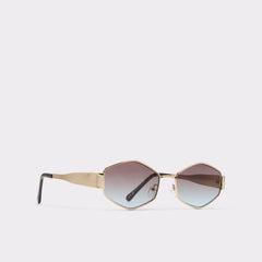 Aldo Rilibaen Gold Women's Round - Sunglasses Women|Accessories