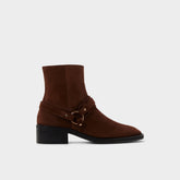 Aldo Marcos in Dark Brown - Ankle boot, Block heel Men