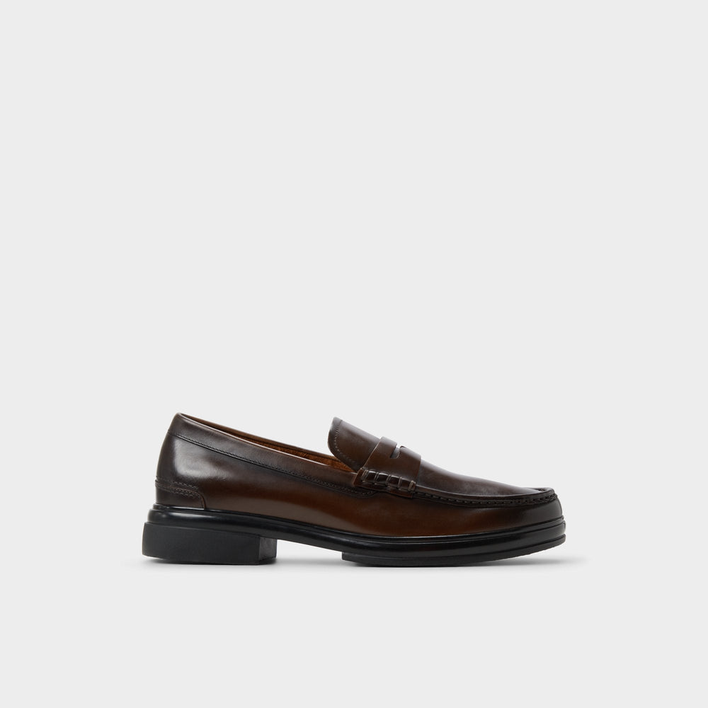 Aldo Tucker Other Brown Leather Smooth Men's Loafers & Slip-Ons - Loafer Men