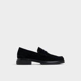 Aldo Tucker Black/Black Men's Dress Shoes - Loafer Men
